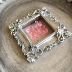 Godisnallar Berlocker 21x7mm Resin Rosa, 2st