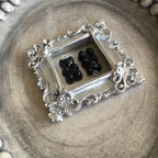 Godisnallar Berlocker 21x7mm Resin Svart, 2st