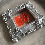 Godisnallar Berlocker 21x7mm Resin Röd, 2st