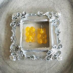 Godisnallar Berlocker 21x7mm Resin Gul, 2st