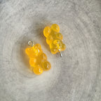 Godisnallar Berlocker 21x7mm Resin Gul, 2st