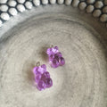 Godisnallar Berlocker 21x7mm Resin Lila, 2st