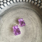 Godisnallar Berlocker 21x7mm Resin Lila, 2st