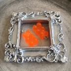 Godisnallar Berlocker 21x7mm Resin Orange, 2st