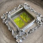 Godisnallar Berlocker 21x7mm Resin Limegrön, 2st