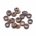 Små Pärlhattar 5x1,5mm Antikbrons, 30st