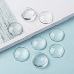 Transparenta Cabochons Flatbacks 25mm, 6st