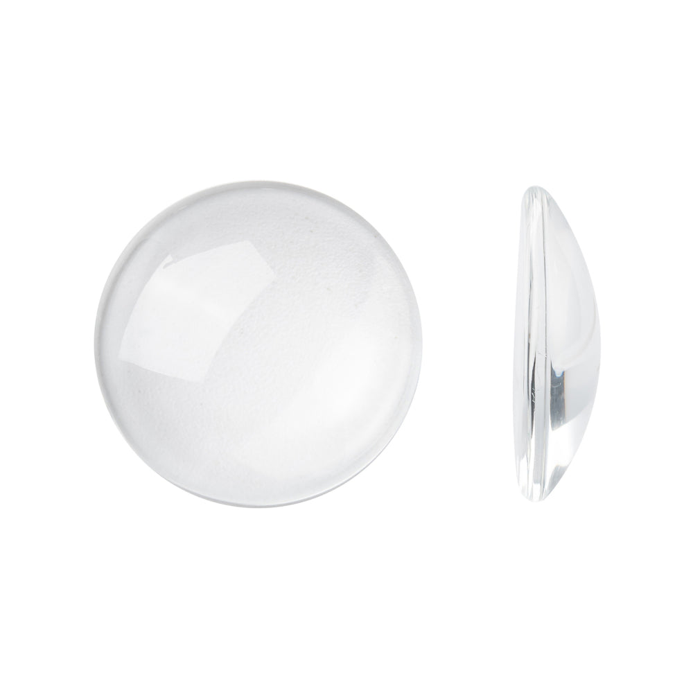 Transparenta Cabochons Flatbacks 25mm, 6st