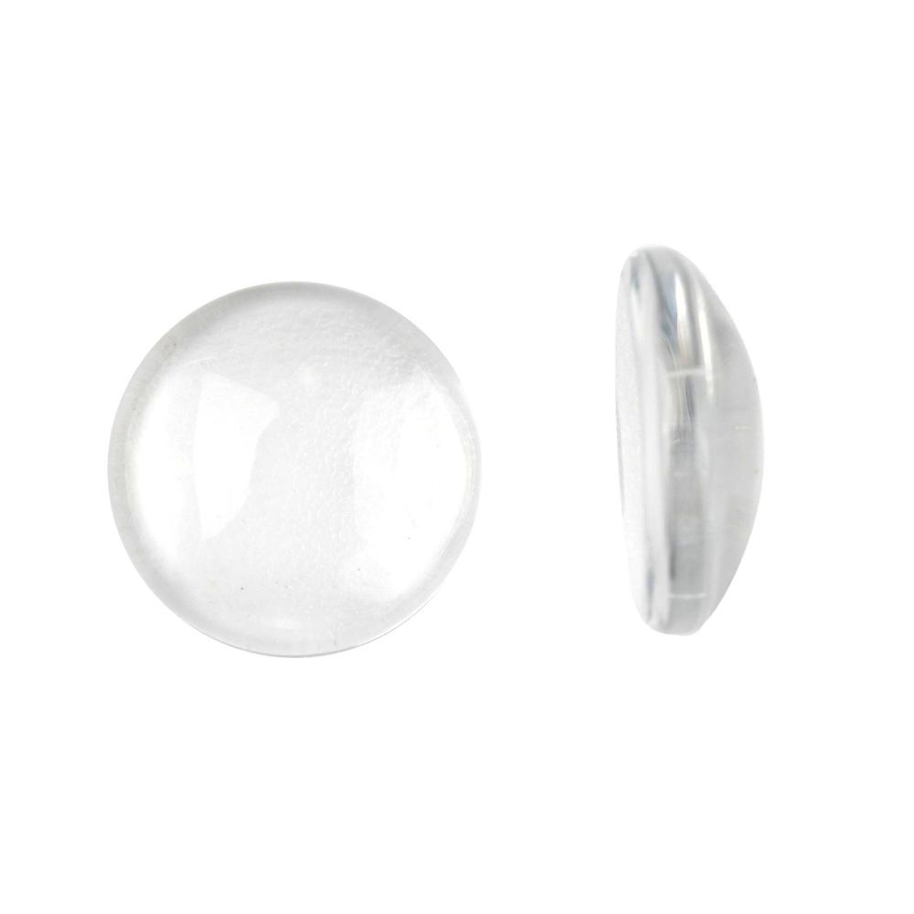 Transparenta Cabochons Flatbacks 11,5-12mm, 10st