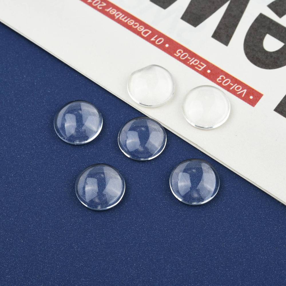 Transparenta Cabochons Flatbacks 11,5-12mm, 10st