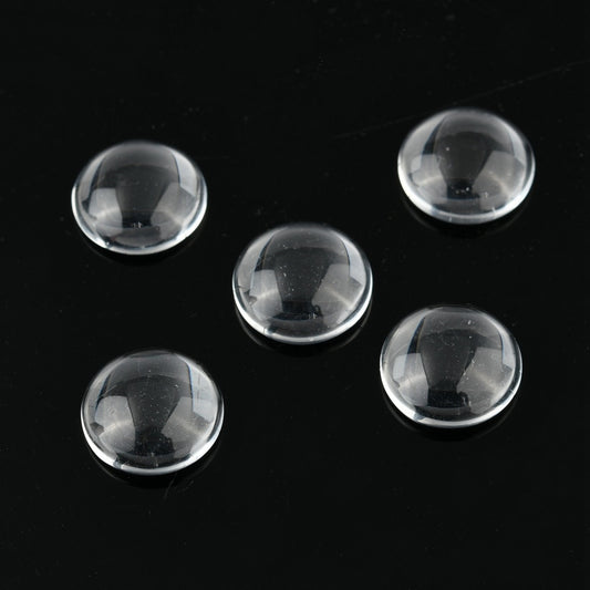 Transparenta Cabochons Flatbacks 11,5-12mm, 10st