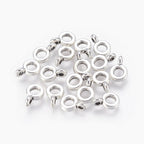 Tub Berlockhållare Bails 6,5x2mm Antiksilver Nickelfria, 10st
