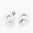 Tub Berlockhållare Bails 6,5x2mm Antiksilver Nickelfria, 10st