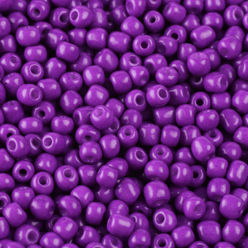 Seed Beads 2mm, 3mm eller 4mm Orkidlila, 30 gram