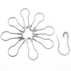 Maskmarkörer Säkerhetsnålar 22x10mm Platina, 25st