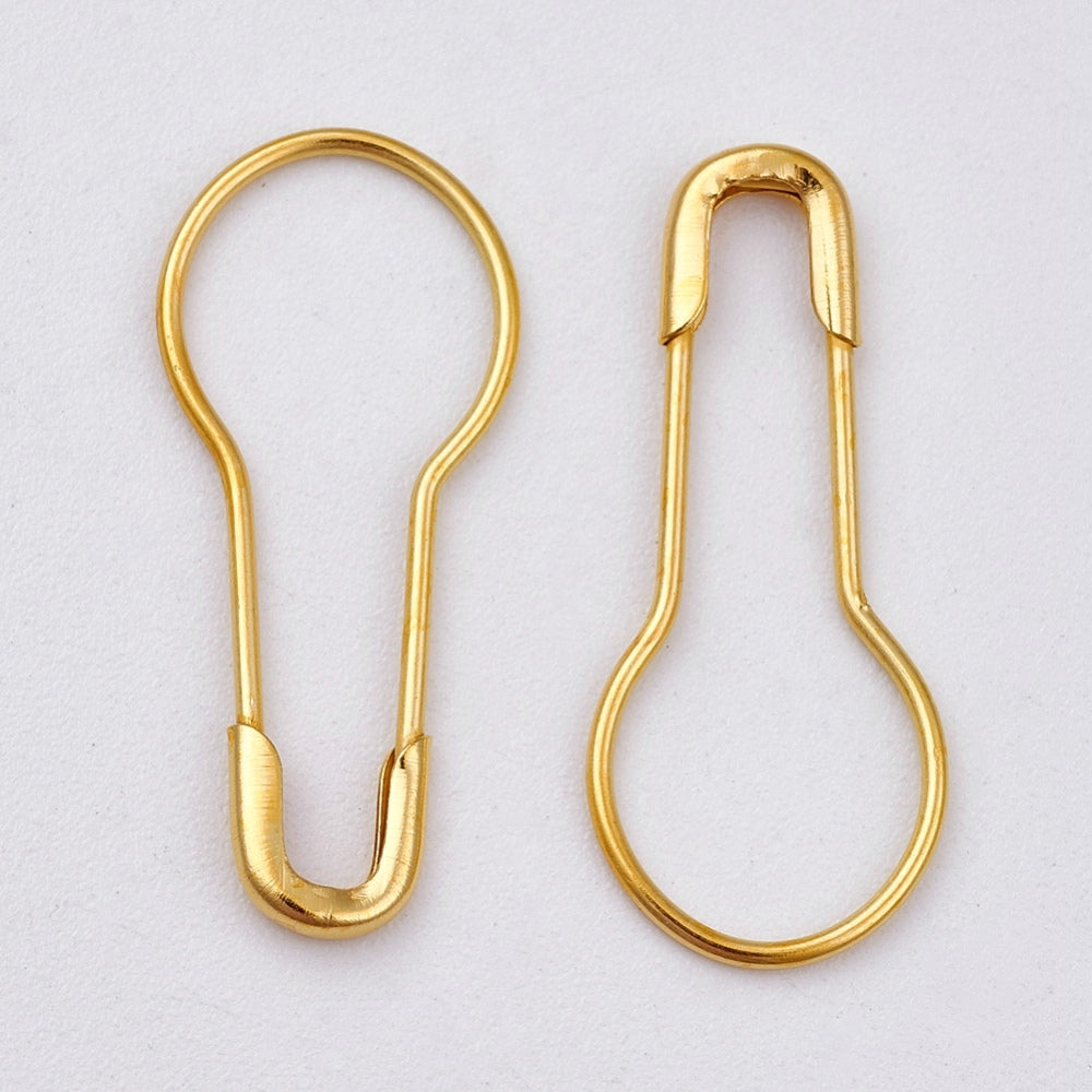 Maskmarkörer Säkerhetsnålar 22x10mm Gyllene, 25st