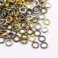 Bindringar 7x1mm Mixade Metallpläteringar Nickelfria, 50st