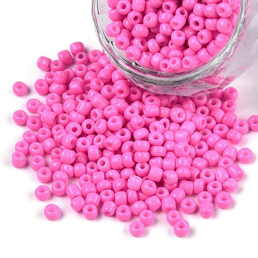 Seed Beads 1,5-2mm Lilarosa Hot Pink, 30 gram (ca 2000st)