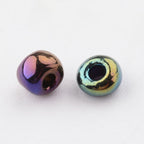 Seed Beads 4mm Mixade färger Metallfinnish, 30 gram (ca350st)