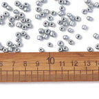 Seed Beads 2mm, 3mm eller 4mm Silver, 30 gram