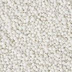 Seed Beads 2mm, 3mm eller 4mm Vit, 30 gram