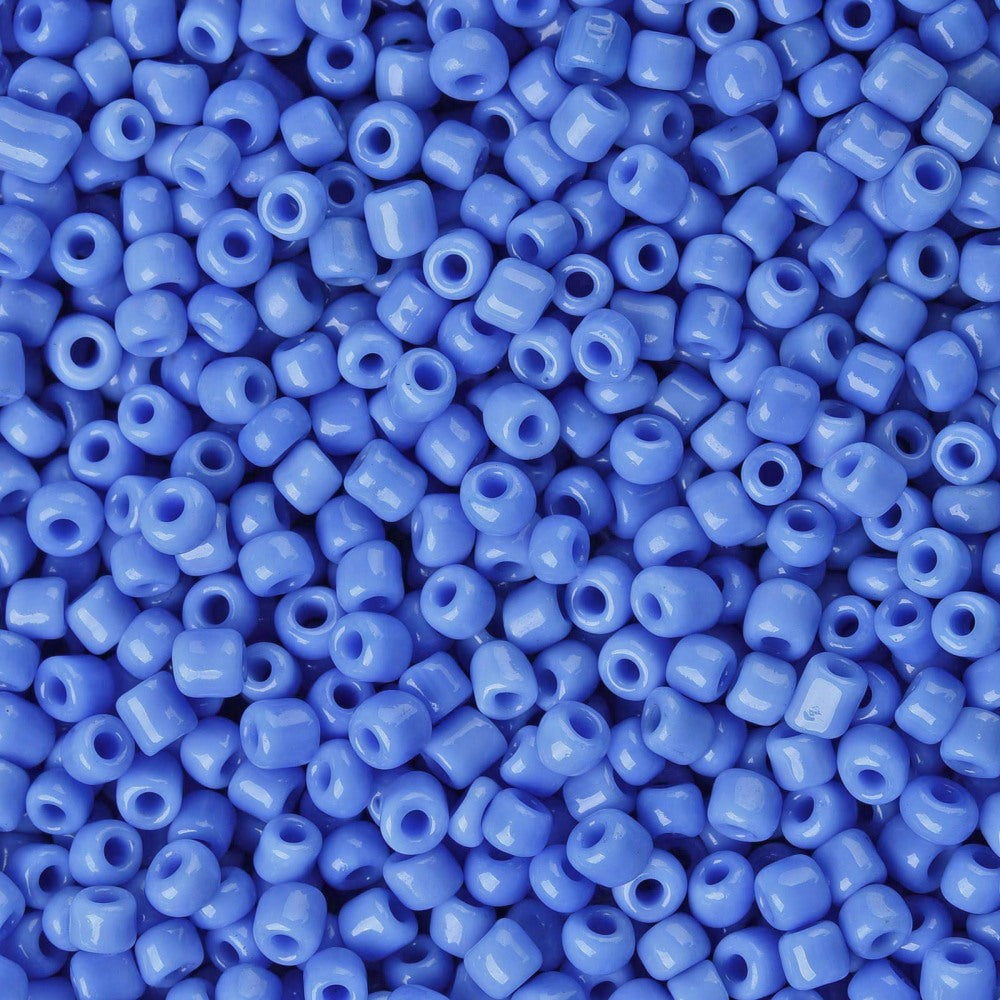 Seed Beads 2mm, 3mm eller 4mm Blåklint, 30 gram