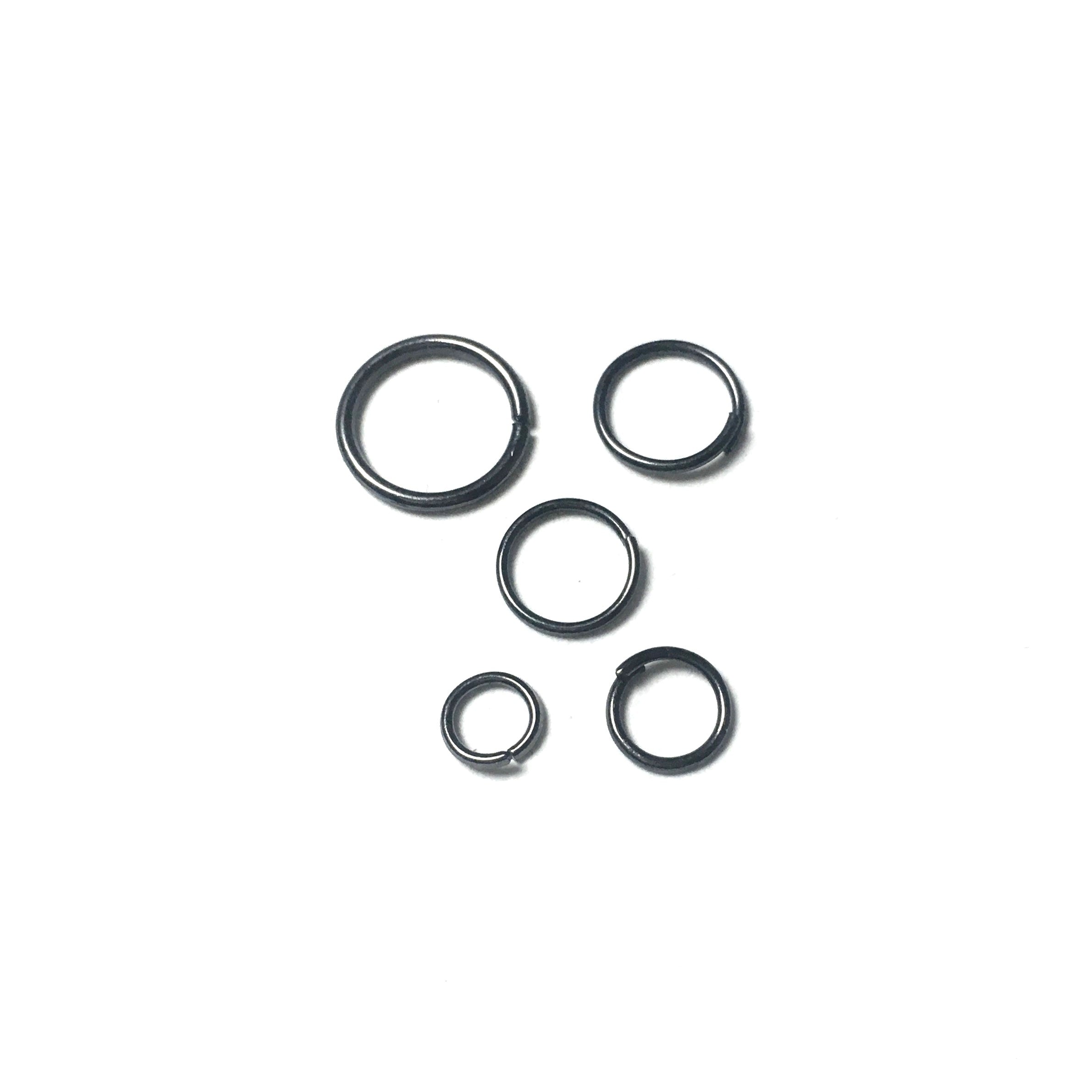Öppna Bindringar 4mm-10mm Gunmetal Nickelfria