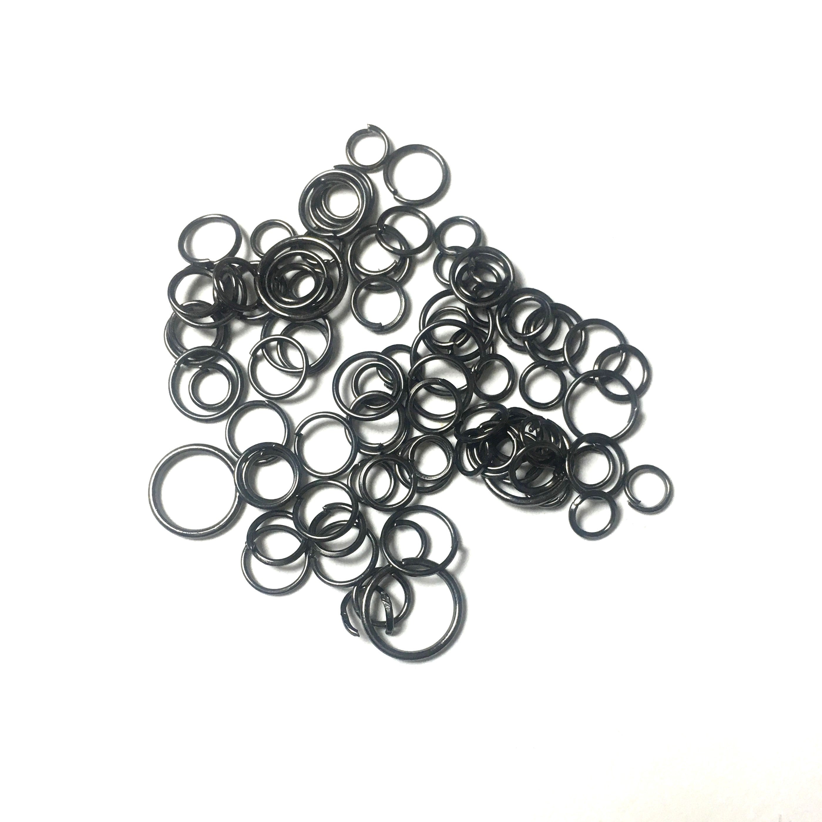 Öppna Bindringar 4mm-10mm Gunmetal Nickelfria