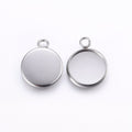Ramberlocker Cabochon-hängen för 12mm Flatbacks, 2-pack