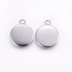 Ramberlocker Cabochon-hängen för 12mm Flatbacks, 2-pack