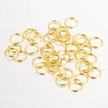 Bindringar 8x0,7mm Guldpläterade Nickelfria, 50-pack