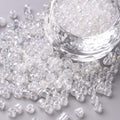 Seed Beads 2mm, 3mm eller 4mm Transparenta, 30gram