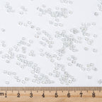 Seed Beads 2mm, 3mm eller 4mm Transparenta, 30gram