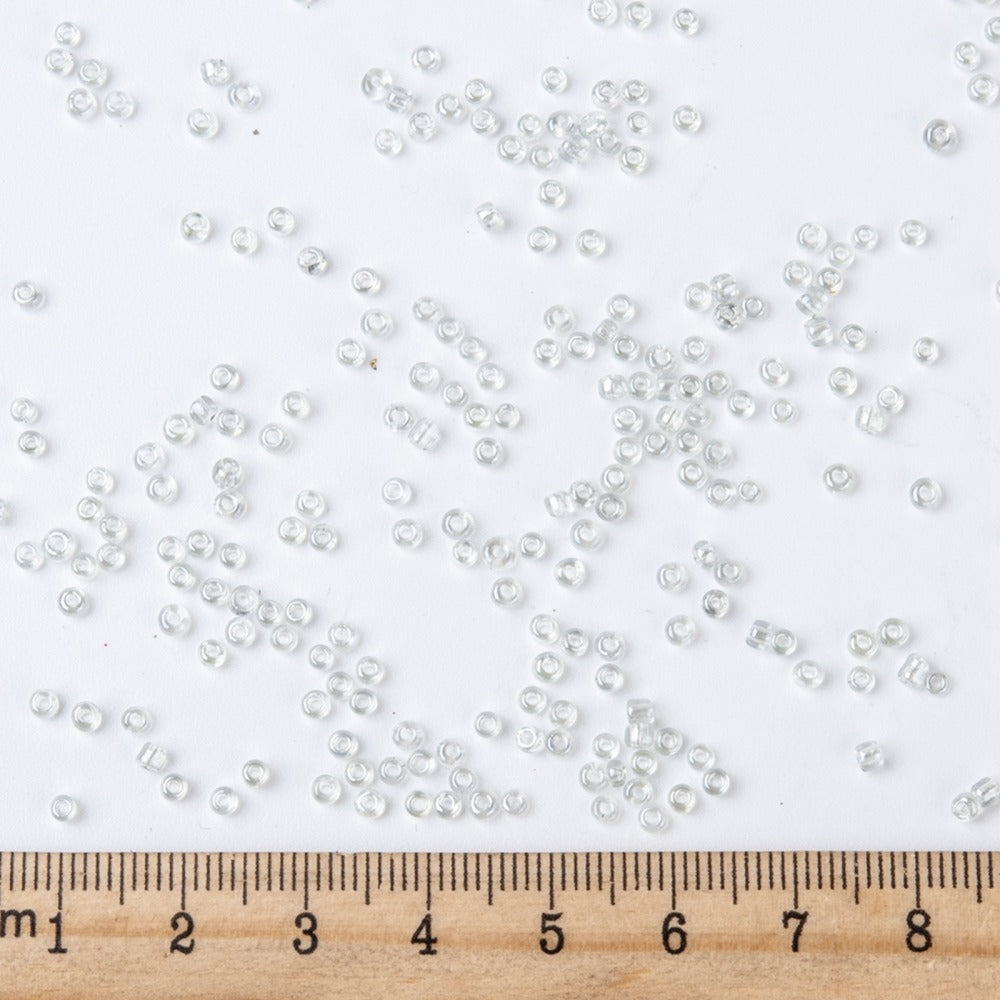 Seed Beads 2mm, 3mm eller 4mm Transparenta, 30gram