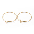 Hoops Creolörhängen 25mm 18K Guldplätering Nickelfria, 6-pack