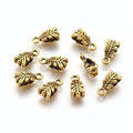 Tub Berlockhållare Bails 14x6,5mm Antikguld Nickelfria, 8-pack