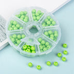 Plastbox 10,5cm med 8 individuella lock & fack, 1st