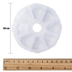Plastbox 10,5cm med 8 individuella lock & fack, 1st