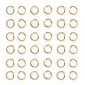 Bindringar 3mm 18K Guldpläterade Nickelfria, 50-pack