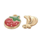 Emaljberlocker Mixade Frukter, 12-pack