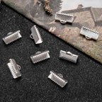 Bandklämmor 7x13mm Silverpläterade, 10-pack
