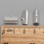 Bandklämmor 7x13mm Silverpläterade, 10-pack