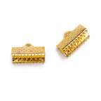 Bandklämmor 7x13mm Guldpläterade, 10-pack