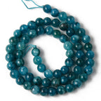 Kvarts 6mm Apatitfärgade  Naturliga Ädelstenar, 1 sträng