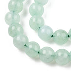 Kvarts 6mm Gröna Naturliga Ädelstenar, 1 sträng