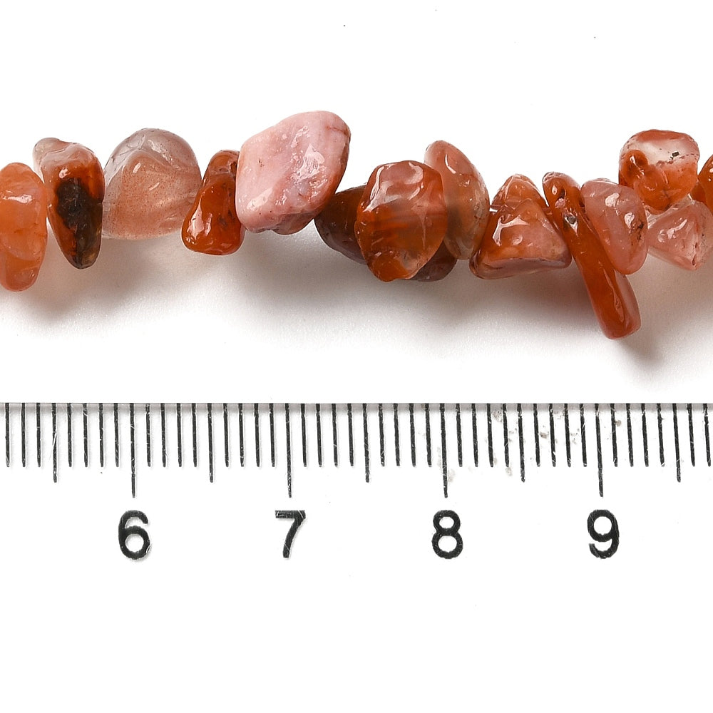 Agate Kristallchips 5-8mm Naturliga Ädelstenar, Sträng eller 50-pack