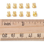 Små Knutgömmor 6x3mm Gyllene, 20-pack