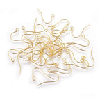 Örhängeskrokar 17x12mm Guldpläterade Nickelfria, 20-pack