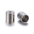Bandavslut Ändhylsor Cord ends i Rostfritt Stål 7×6 mm, 6-pack
