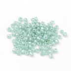 Seed Beads 4mm Ceylon Aqua, 30 gram (ca350st)